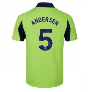 Fulham Joachim Andersen #5 Venkovní Dres 2025-26 Krátký Rukáv